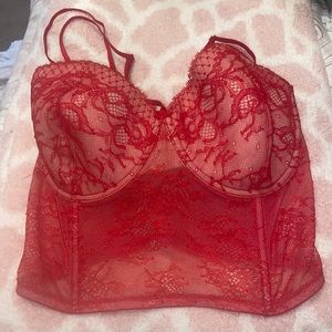 Brand new with tags! Red Victoria secret corset open for offers